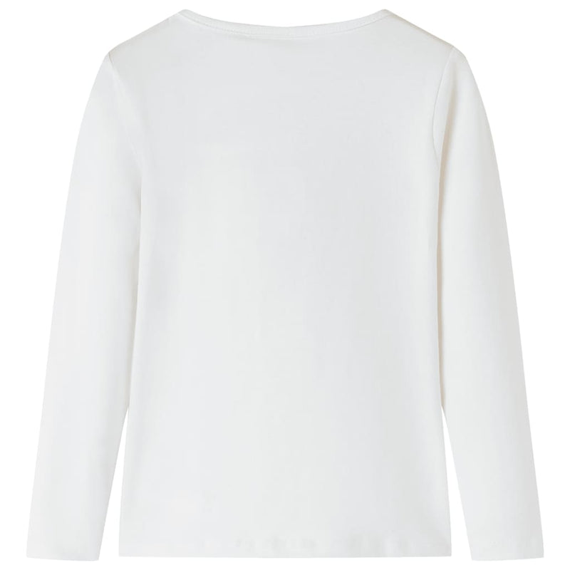 Load image into Gallery viewer, VidaXL Kindershirt met lange mouwen 140 ecrukleurig