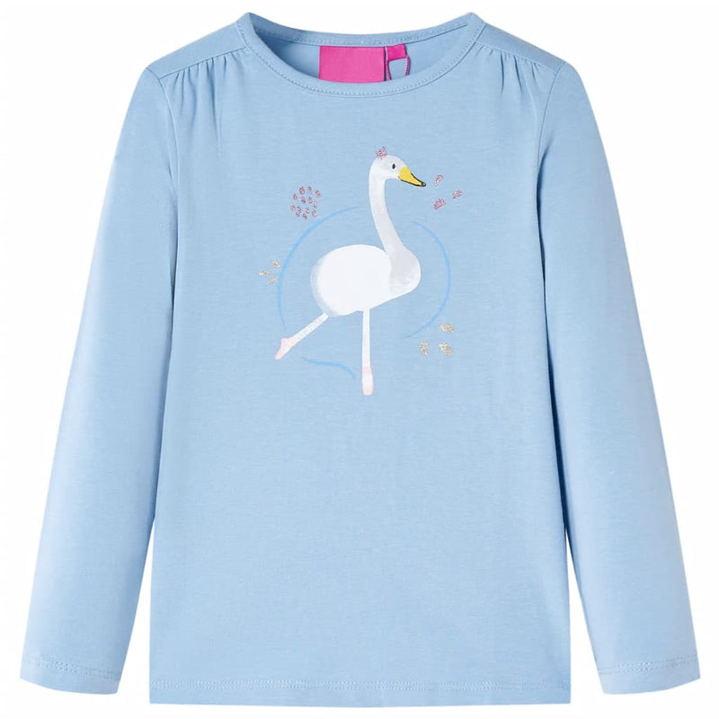 Load image into Gallery viewer, Vidaxl kindershirt met lange mouwen 140 lichtblauw