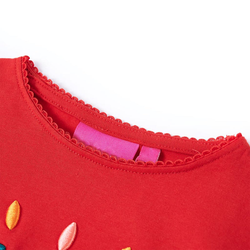 ギャラリービューアに画像をロードする, Vidaxl kindershirt met lange mouwen 92 rood