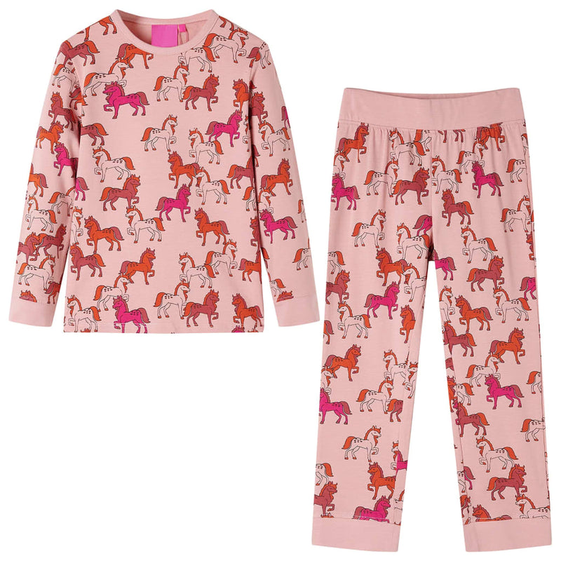 Load image into Gallery viewer, Vidaxl kinderpyjama met lange mouwen 116 lichtroze