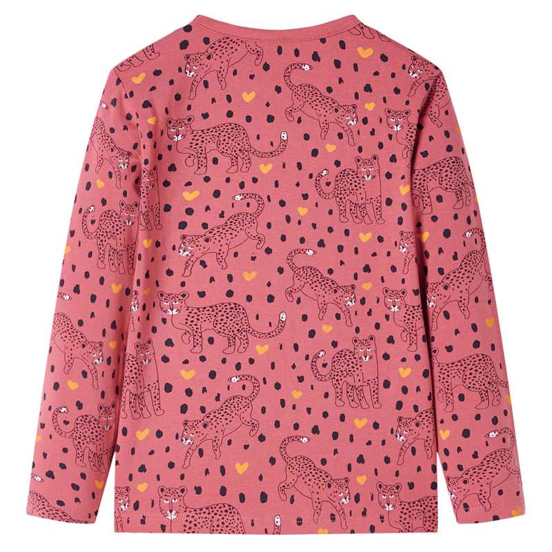 Load image into Gallery viewer, Vidaxl kinderpyjama met lange mouwen 116 oudroze