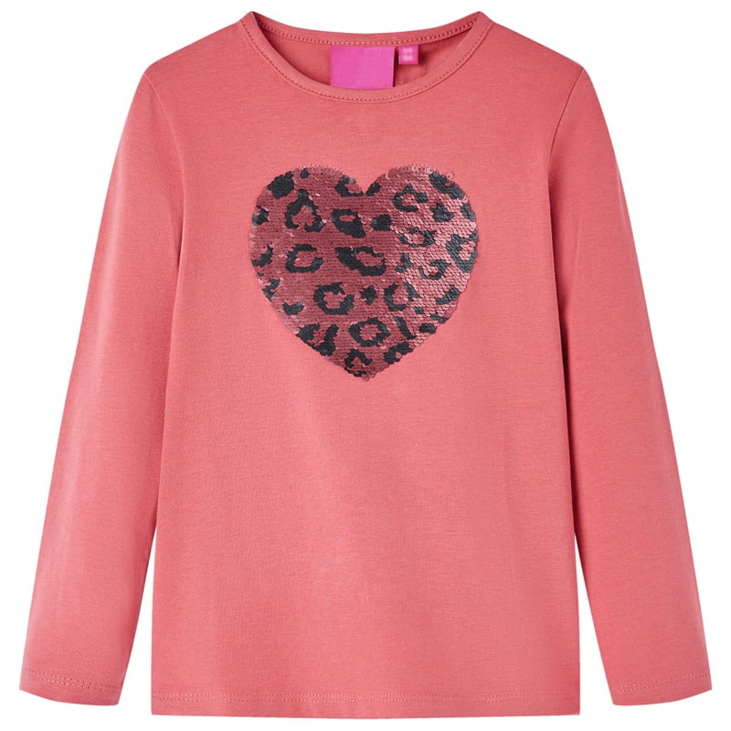 Load image into Gallery viewer, VidaXL Kindershirt met lange mouwen 104 oudroze