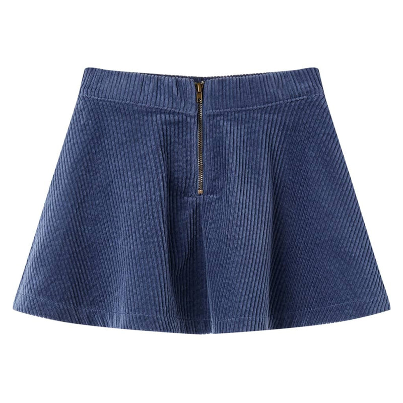 Load image into Gallery viewer, VidaXL Kinderrok met zakken ribfluweel 140 marineblauw