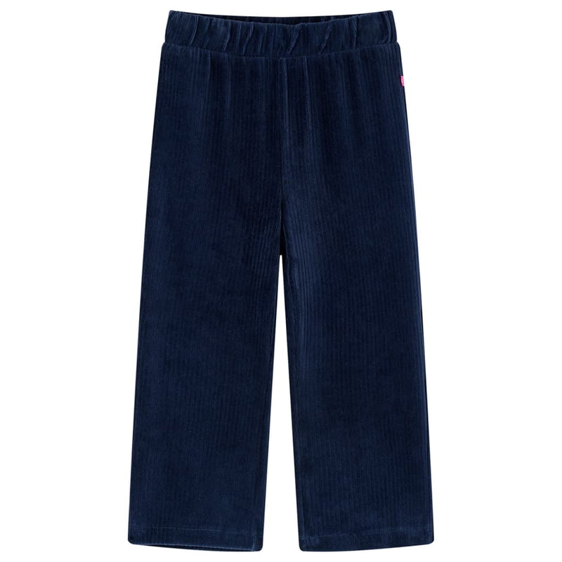 Load image into Gallery viewer, VidaXL Kinderbroek 92 ribfluweel marineblauw