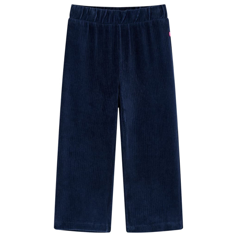 Load image into Gallery viewer, Vidaxl kinderbroek 116 ribfluweel marineblauw