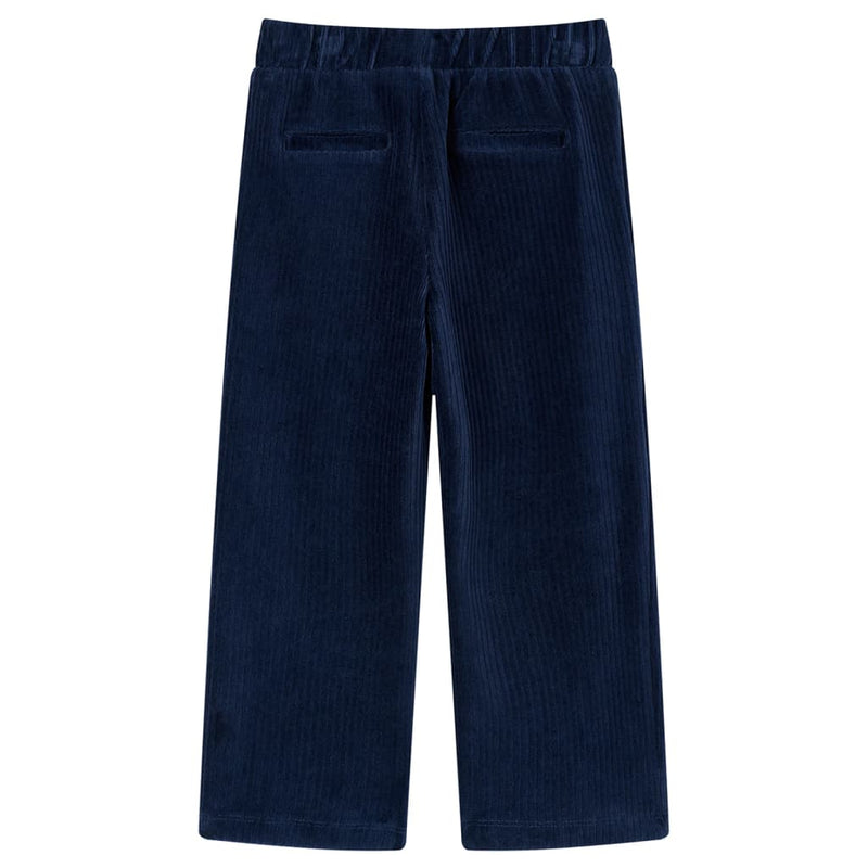 Load image into Gallery viewer, VidaXL Kinderbroek 128 ribfluweel marineblauw