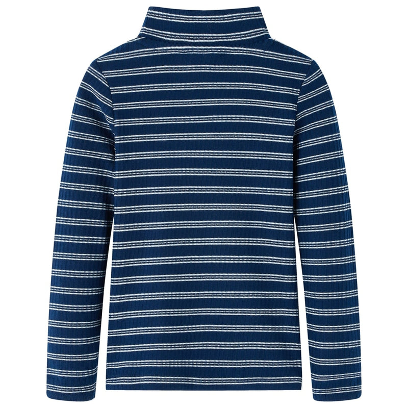 Load image into Gallery viewer, Vidaxl kindershirt met lange mouwen 128 marineblauw