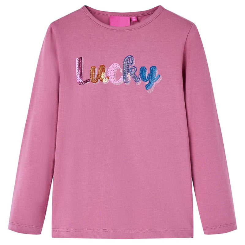 Load image into Gallery viewer, VidaXL Kindershirt met lange mouwen 140 frambozenkleur