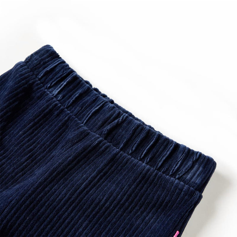 Afbeelding laden in galerijviewer, Vidaxl kinderbroek 104 ribfluweel marineblauw