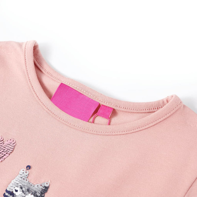 Load image into Gallery viewer, Vidaxl kindershirt met lange mouwen 104 lichtroze
