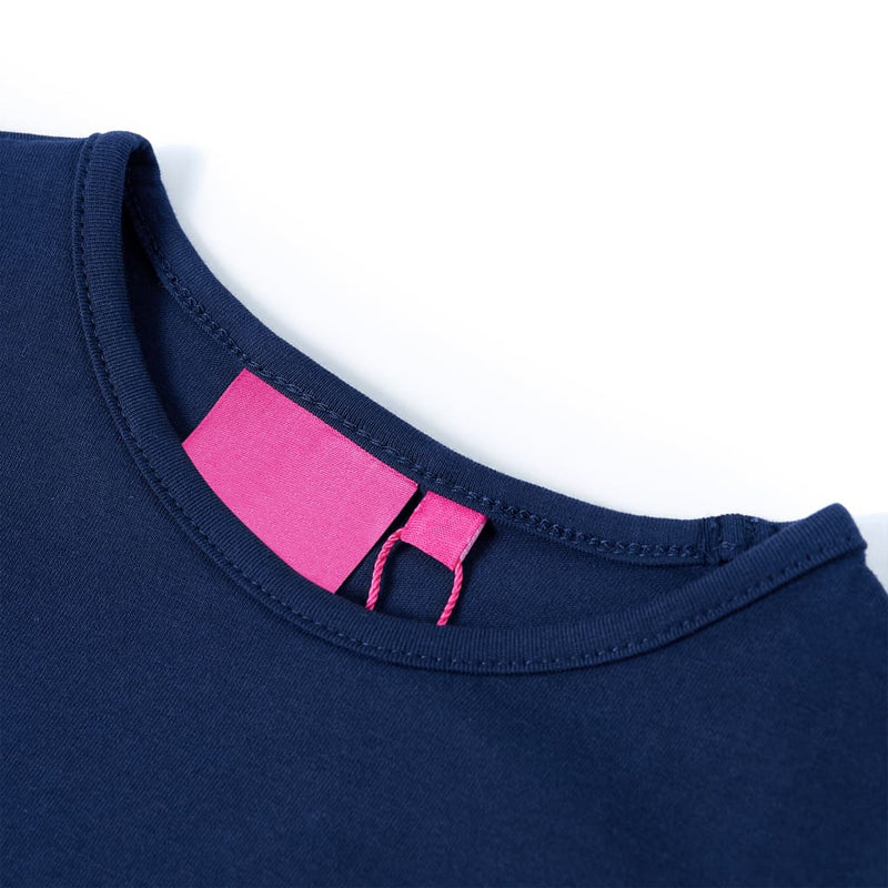 Chargez l'image dans la visionneuse de la galerie, Vidaxl kindershirt met lange mouwen 116 marineblauw