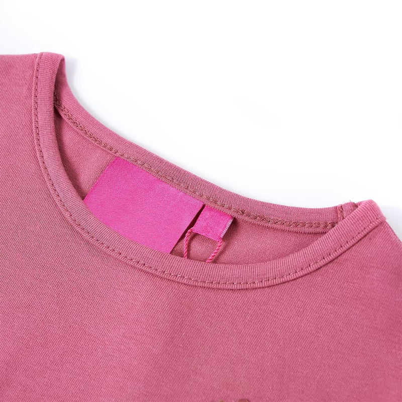 Load image into Gallery viewer, VidaXL Kindershirt met lange mouwen 128 frambozenkleurig