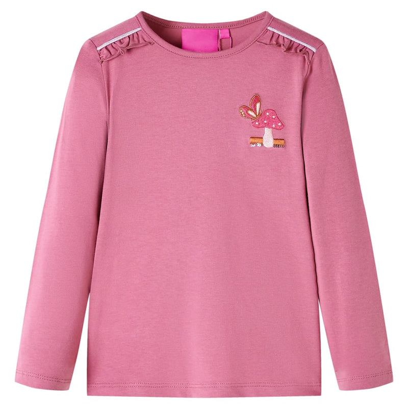 ギャラリービューアに画像をロードする, Vidaxl kindershirt met lange mouwen 104 frambozenkleurig
