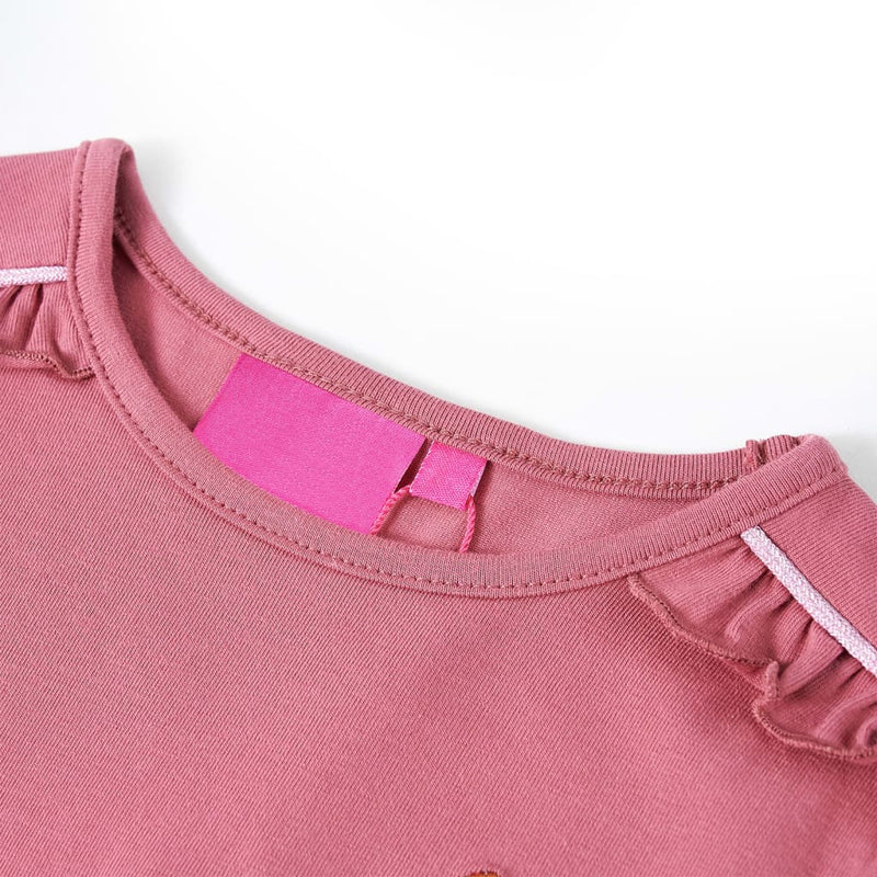 Chargez l'image dans la visionneuse de la galerie, Vidaxl kindershirt met lange mouwen 116 frambozenkleurig