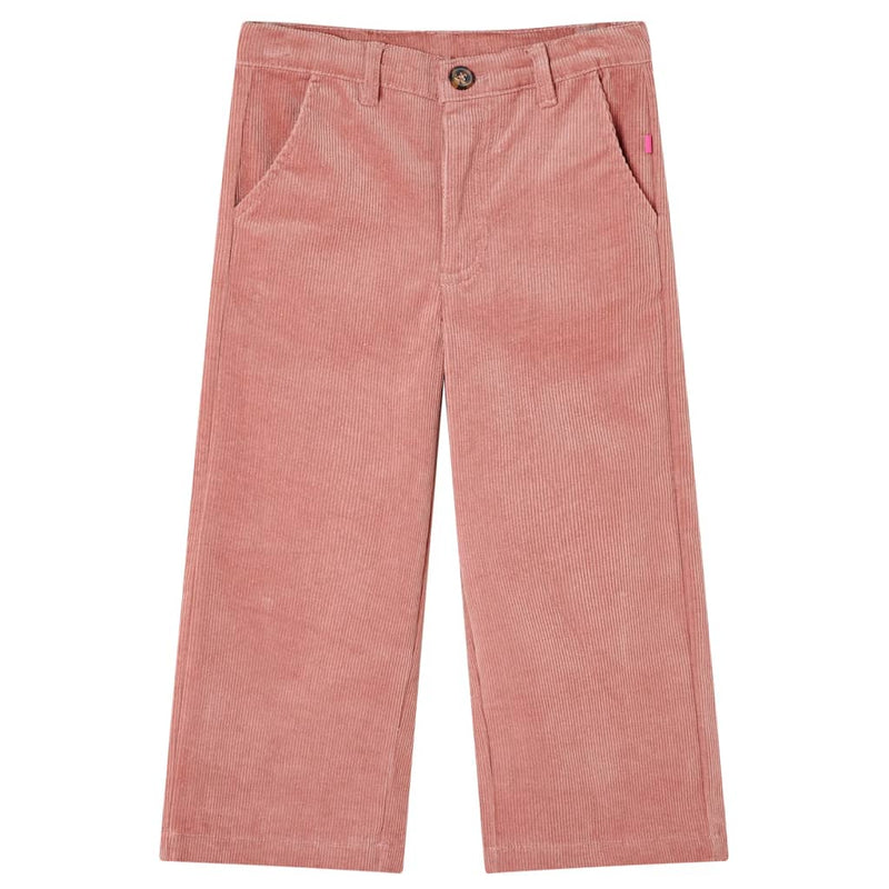 Load image into Gallery viewer, Vidaxl kinderbroek 116 ribfluweel oudroze