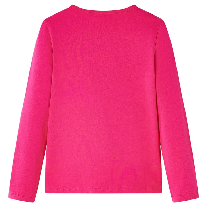 ギャラリービューアに画像をロードする, Vidaxl kindershirt met lange mouwen 140 felroze