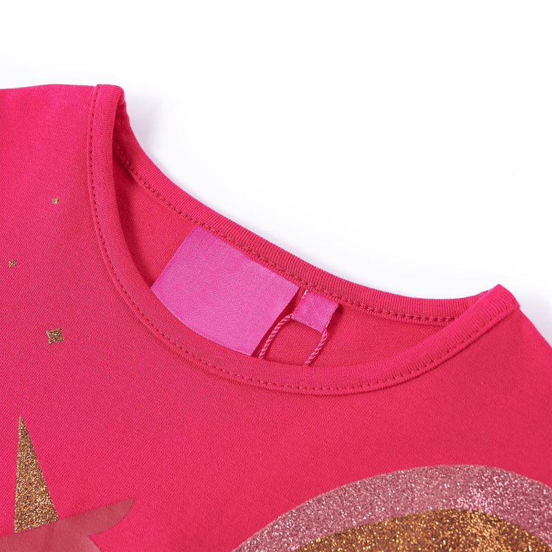 ギャラリービューアに画像をロードする, Vidaxl kindershirt met lange mouwen 140 felroze
