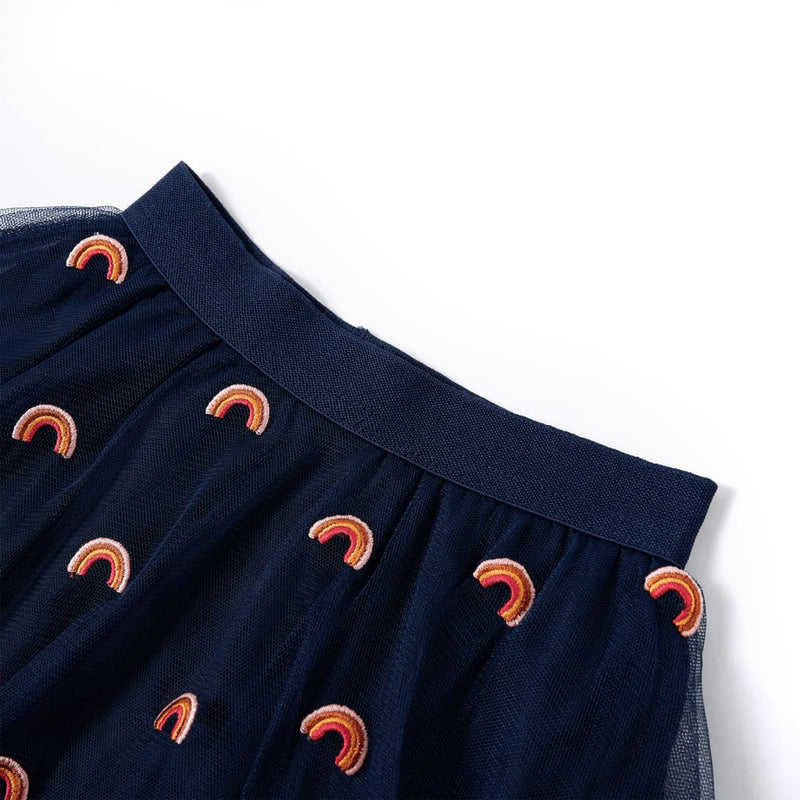 Load image into Gallery viewer, VidaXL Kinderrokje met tule 104 marineblauw