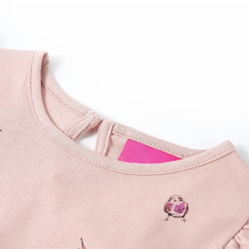 Load image into Gallery viewer, Vidaxl kindershirt met lange mouwen 128 roze