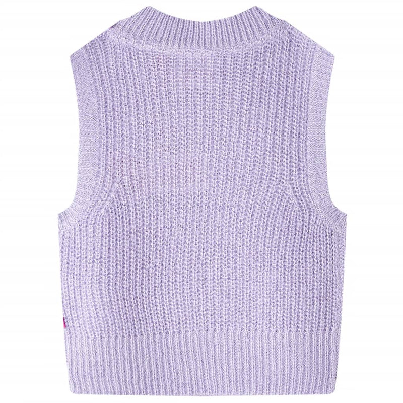 Load image into Gallery viewer, Vidaxl kinderspencer gebreid 128 lichtlila