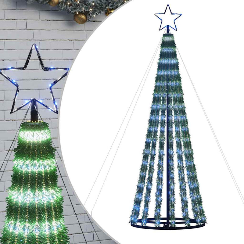 Load image into Gallery viewer, Vidaxl led-kerstboom 275 leds 180 cm blauw