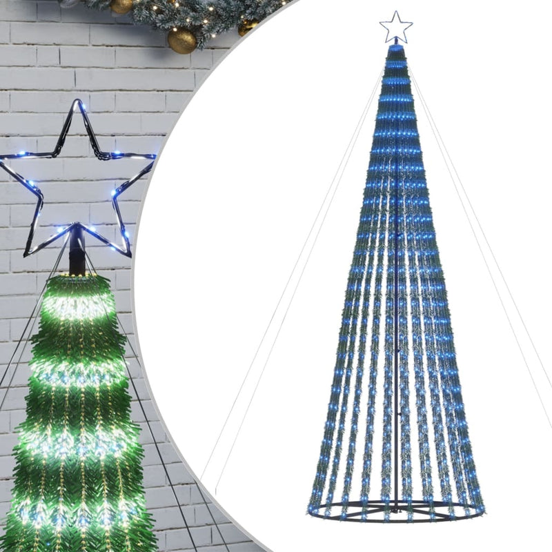 Load image into Gallery viewer, Vidaxl led-kerstboom 688 leds 300 cm blauw