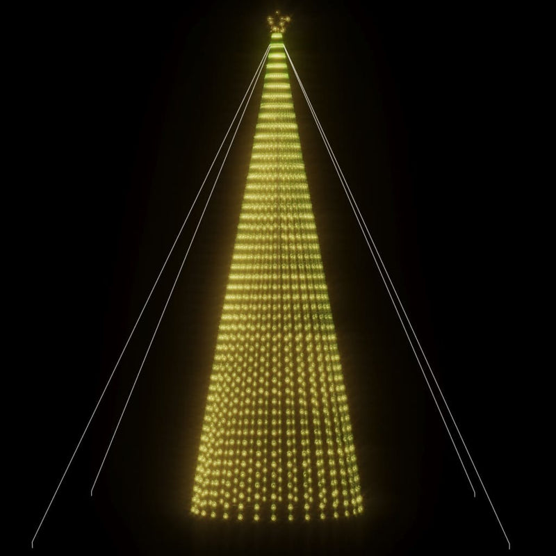 Afbeelding laden in galerijviewer, Vidaxl led-kerstboom 1544 leds 500 cm warm wit