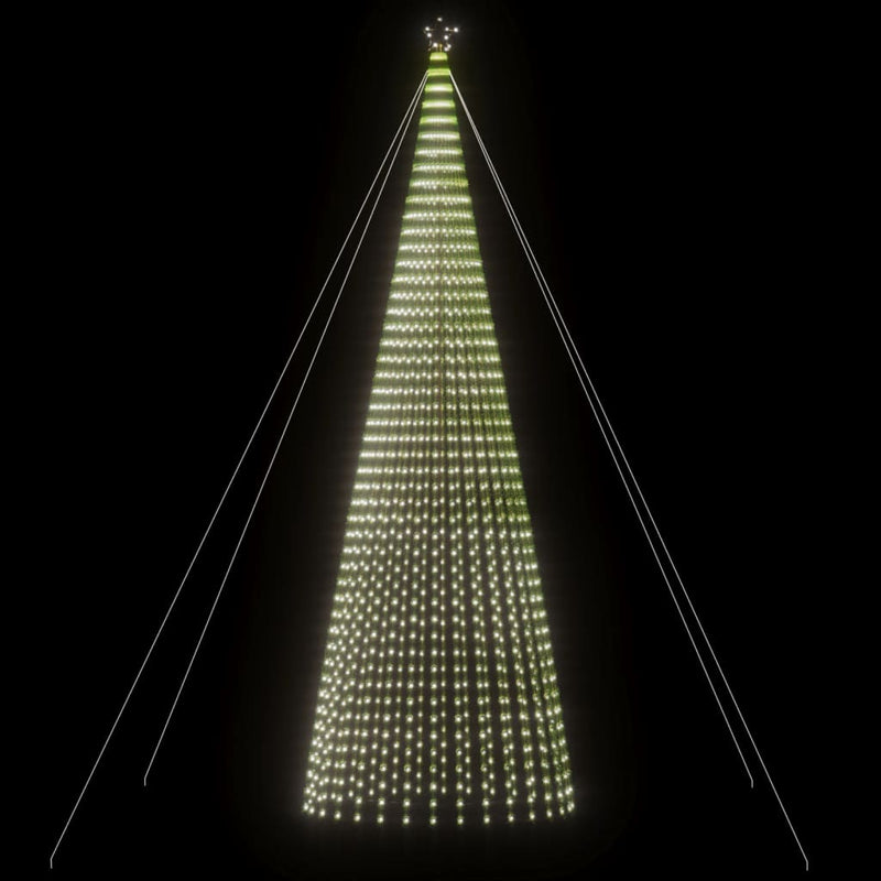 Cargue la imagen en el visor de la galería, Vidaxl led-kerstboom 1544 leds 500 cm koud wit