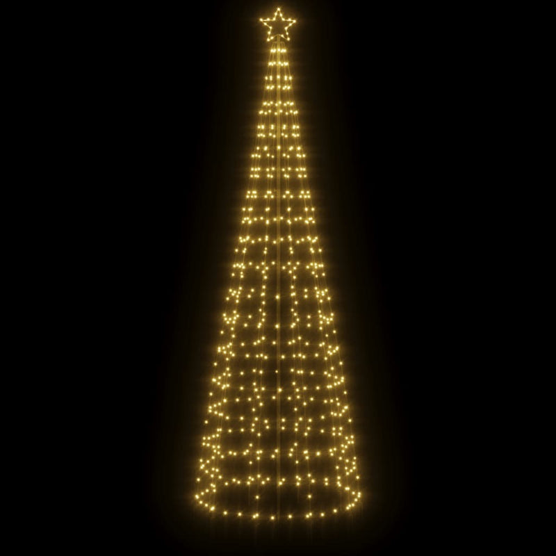 Afbeelding laden in galerijviewer, Vidaxl led-kerstboom met spikes 570 leds warm wit 300 cm