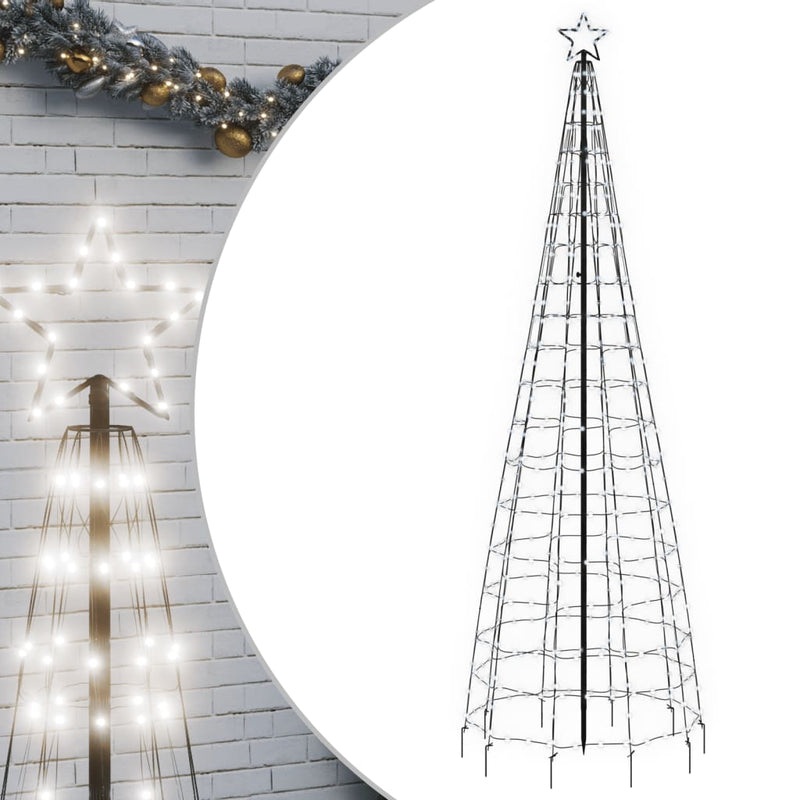 Load image into Gallery viewer, Vidaxl led-kerstboom met spikes 570 leds koud wit 300 cm