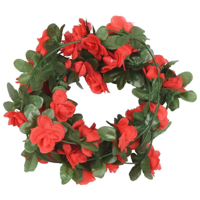 Load image into Gallery viewer, Vidaxl bloemenslingers 6 st 250 cm lente rood