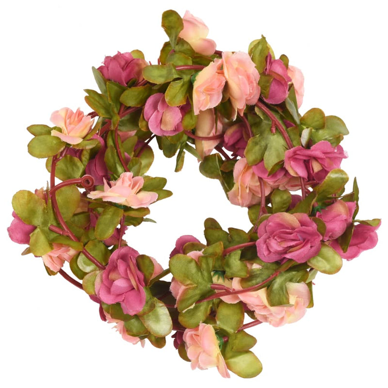 ギャラリービューアに画像をロードする, Vidaxl bloemenslingers 6 st 250 cm rozerood