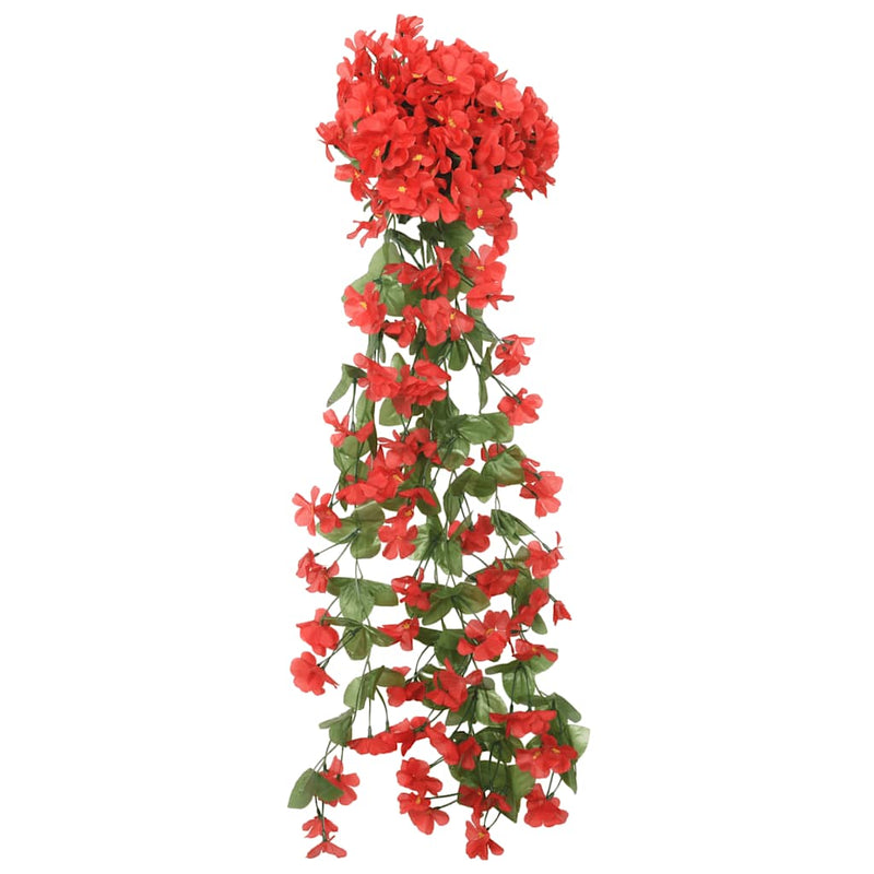 Load image into Gallery viewer, Vidaxl bloemenslingers 3 st 85 cm rood