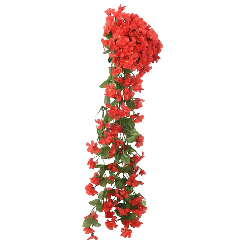 Load image into Gallery viewer, Vidaxl bloemenslingers 3 st 85 cm rood
