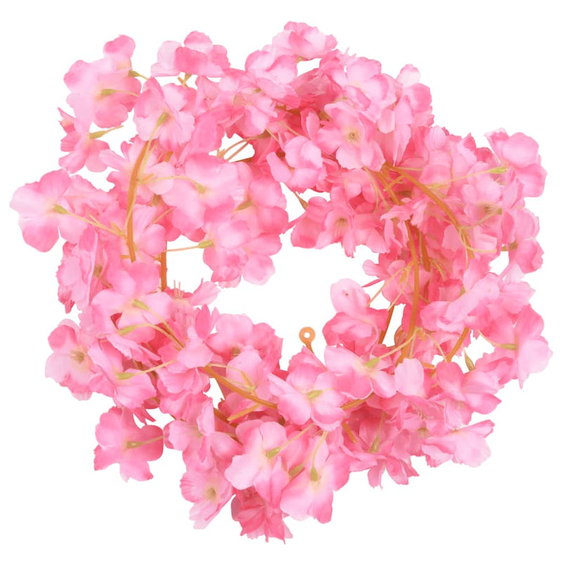 ギャラリービューアに画像をロードする, Vidaxl bloemenslingers 6 st 180 cm donkerroze