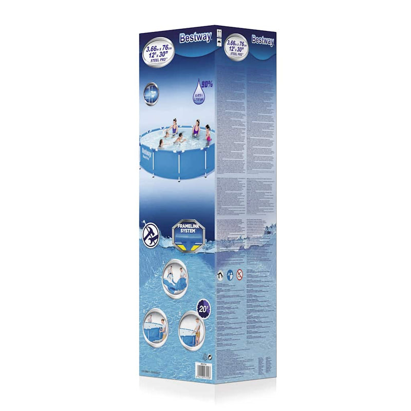Load image into Gallery viewer, Bestway steel pro framezwembad 366x76 cm