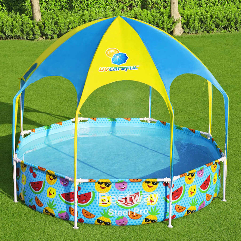 Load image into Gallery viewer, Bestway steel pro kinderzwembad uv careful bovengronds 244x51 cm