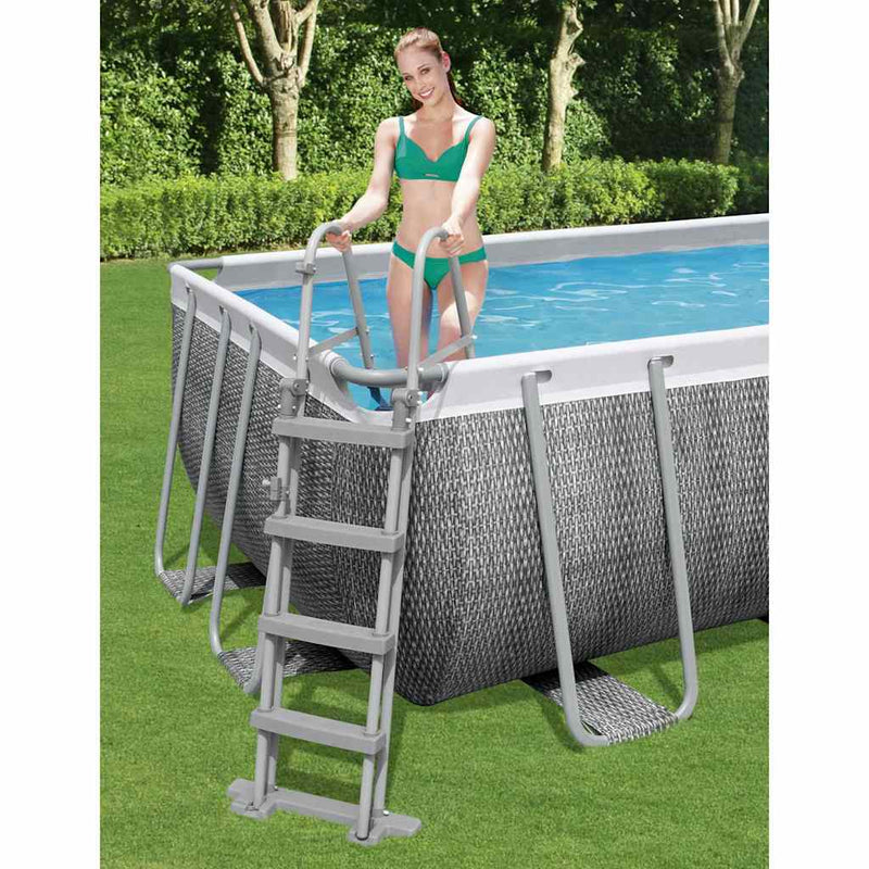 Load image into Gallery viewer, Bestway flowclear zwembadladder met 4 treden 122 cm
