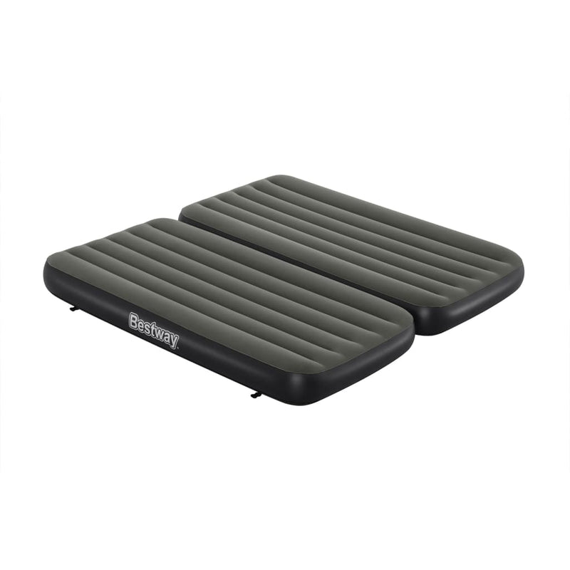Cargue la imagen en el visor de la galería, Bestway Luchtbed 3-in-1 opblaasbaar 188x99x25 cm zwart en grijs