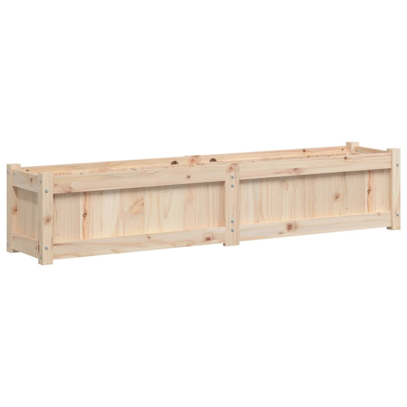 Load image into Gallery viewer, Vidaxl plantenbak 150x31x31 cm massief grenenhout