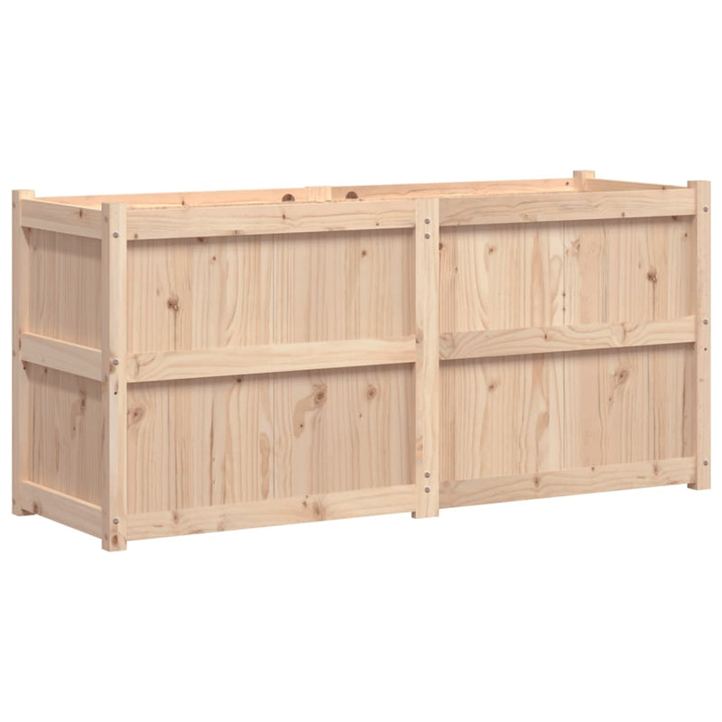 Load image into Gallery viewer, Vidaxl plantenbak 150x50x70 cm massief grenenhout