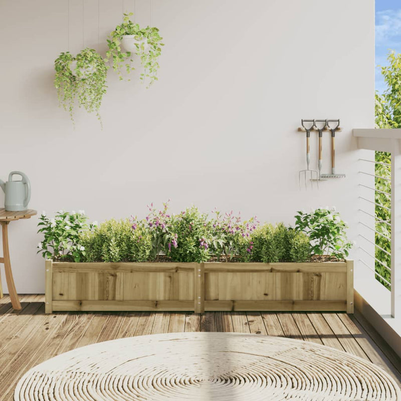 Load image into Gallery viewer, Vidaxl plantenbak 180x31x31 cm geïmpregneerd grenenhout