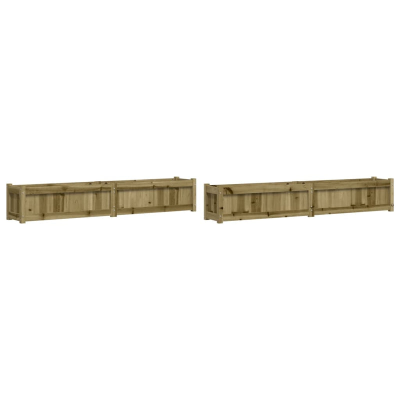 Load image into Gallery viewer, Vidaxl plantenbakken 2 st cm geïmpregneerd hout