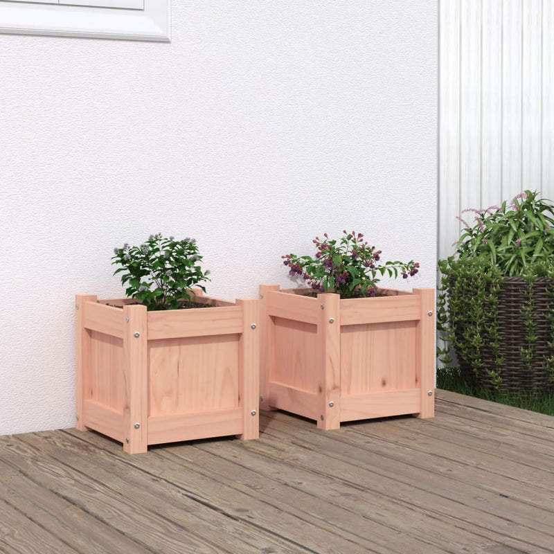 Load image into Gallery viewer, Vidaxl plantenbakken 2 st massief douglashout