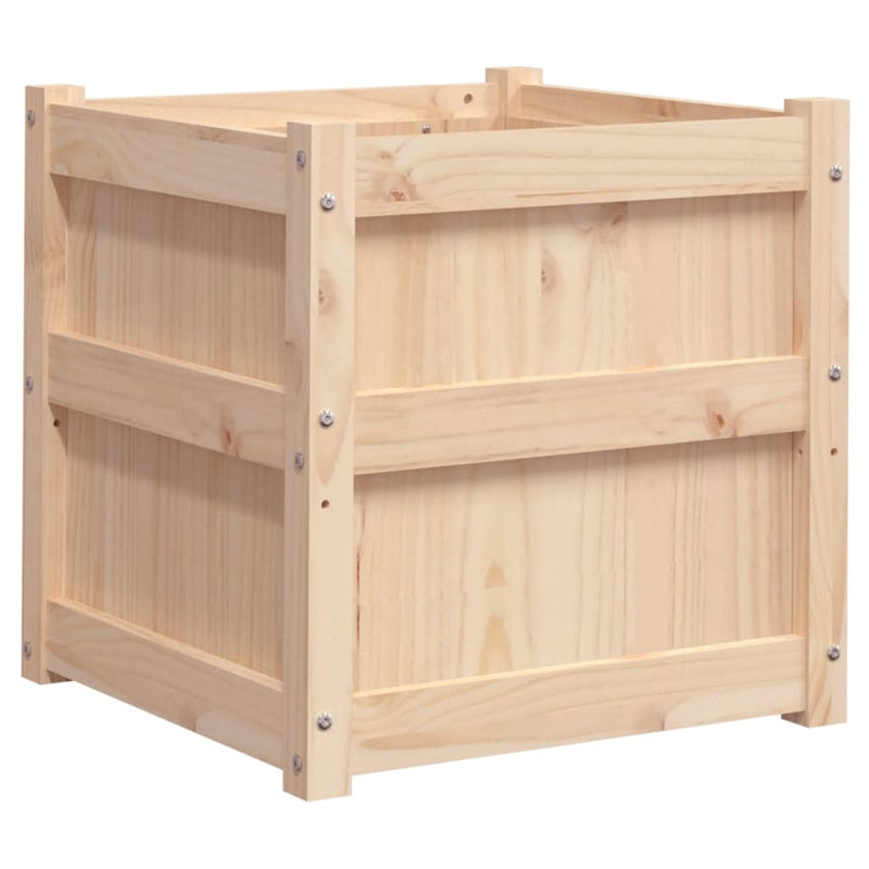 Load image into Gallery viewer, Vidaxl plantenbak 50x50x50 cm massief grenenhout