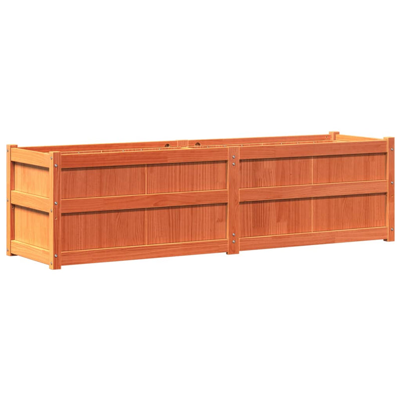 Load image into Gallery viewer, Vidaxl plantenbak 180x50x50 cm massief grenenhout wasbruin
