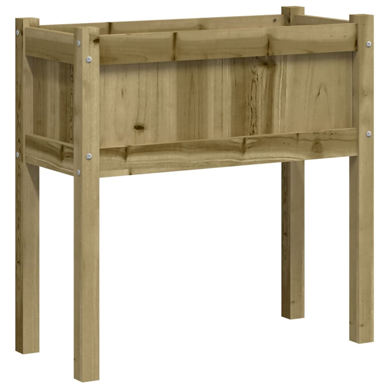 Load image into Gallery viewer, Vidaxl plantenbak met poten 70x31x70 cm geïmpregneerd grenenhout