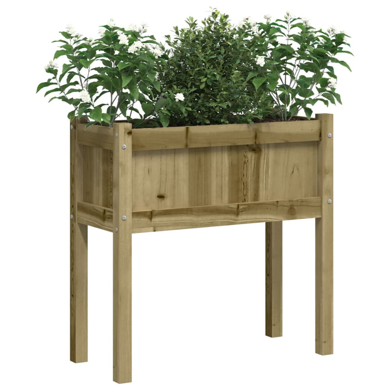 Load image into Gallery viewer, Vidaxl plantenbakken met poten 2 st cm geïmpregneerd hout