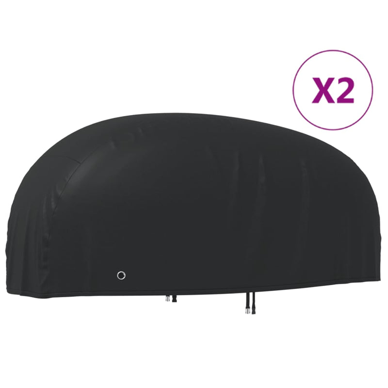 Load image into Gallery viewer, VidaXL Motorhoezen 2 st 265x105x125 cm 210D oxford stof