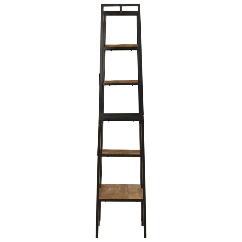 Load image into Gallery viewer, Vidaxl kledingrek met schappen 90x40x190 cm massief mangohout en ijzer